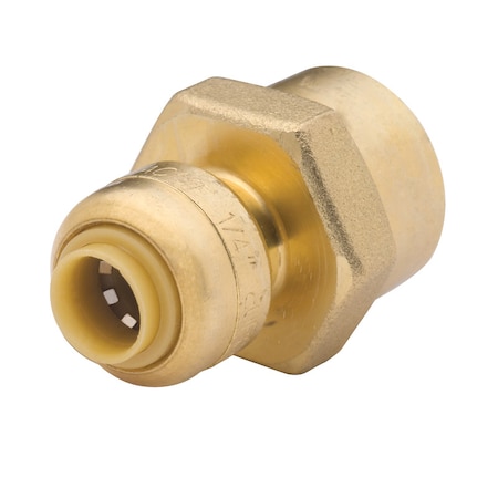 Sharkbite SharkBite 1/4 in. Push X 1/2 in. D FPT Brass Reducing Connector U066LFA